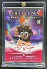 2025 Panini Origins Shedeur Sanders Auto RC Red #/99 Browns Rookie