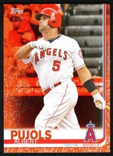 2019 TOPPS MINI SERIES 2 #437 ALBERT PUJOLS RED SP 1/5 SSSP