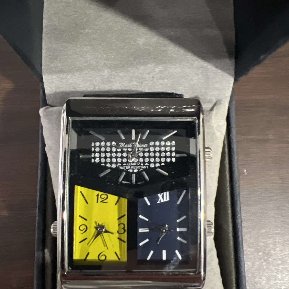 Reloj Mark Naimer Cuero Tres Tonos Necesita Batería Foto 2 de 4