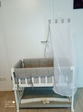 Beistellbett Stubenwiege Babybett inkl. Matratze 90x40 cm