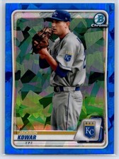 2020 Bowman Draft Sapphire Jackson Kowar BD-2 Refractor Kansas City Royals