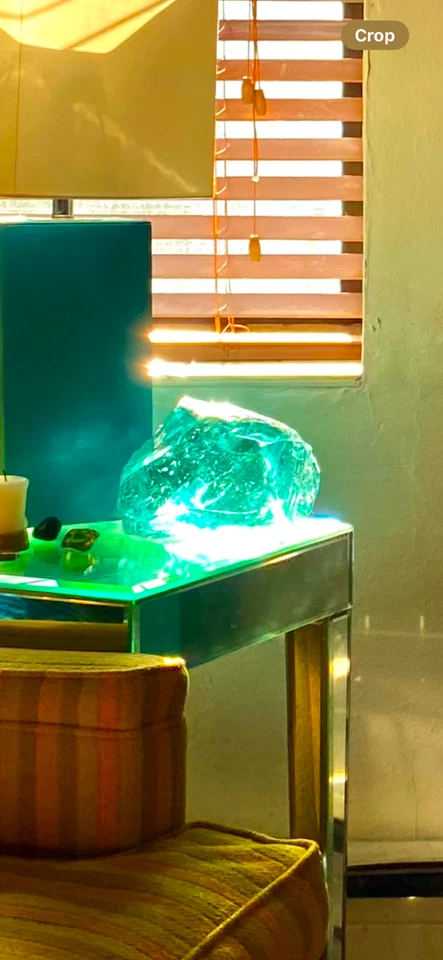 Vidrio Cullet grande de aguamarina vintage (13 libras) - Excelente claridad | Vidrio de escoria Foto 4 de 4