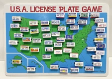 Melissa & Doug USA License Plate Travel Game