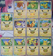 Pikachu 30 Anni Celebration 30C 023-052/128 Italiano Carta Singola Selezione Pokémon