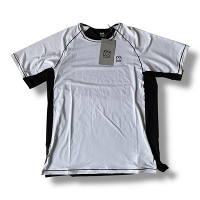 NEW 66 North Helgafell T-Shirt Men s Large White/Black Running