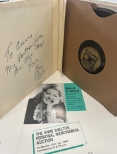 BING CROSBY 1944 Gift to Anne Shelton - Signed Inscription - WW11 Provenance