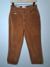 Universal Thread straight highrise corduroy pants autumn fall orange 8 /29