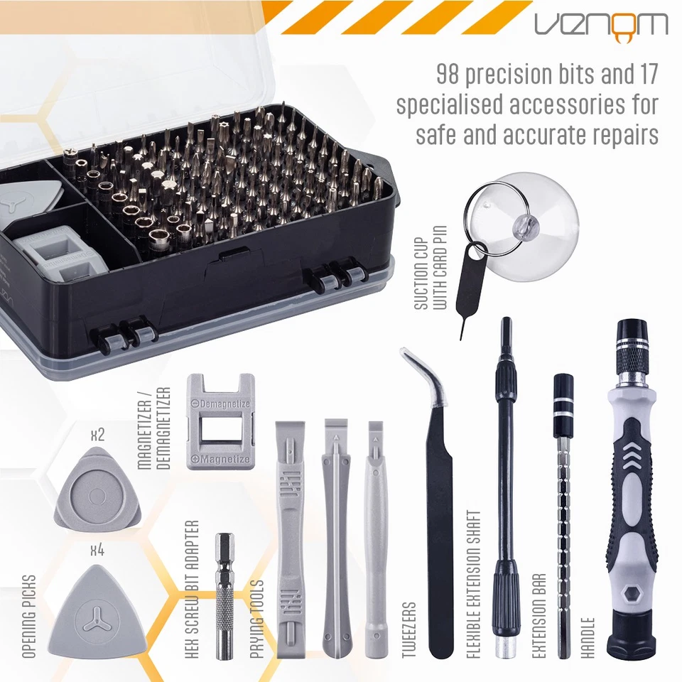 Gaming Console Repair Tool Kit Screwdriver Set | PS5 Xbox Switch PC Laptop - Image 2 of 4