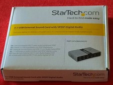StarTech USB 7.1 Channel ICUSBAUDIO7D External Sound Card w SPDIF Digital Audio