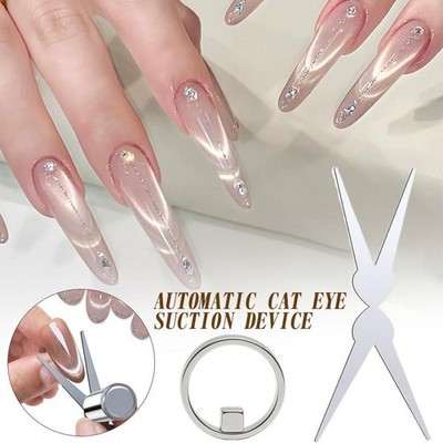 2 in 1 French Cat Eye Magnet Set,2026 New Cat Eye Gel Magnet Polish Nail H2J1