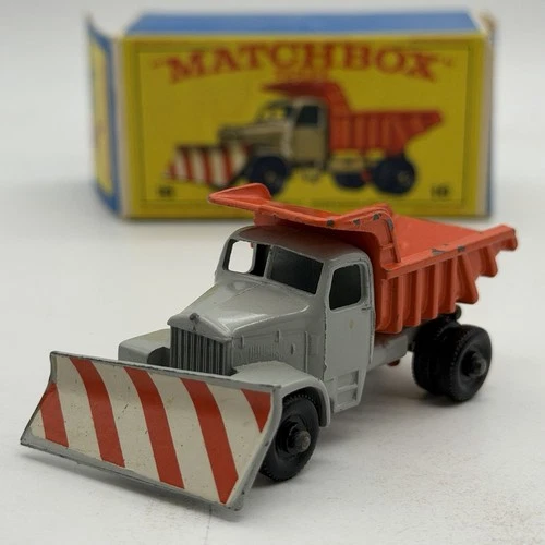 Lesney Scammell Snow Plough With Box 1963 Matchbox 1-75 Vintage England No.16