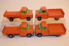 Four (4) Vintage 1977 Matchbox Lesney Superfast Ford Transit Trucks #66
