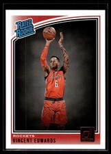 Vincent Edwards 2018-19 Donruss Rated Rookie Card #165