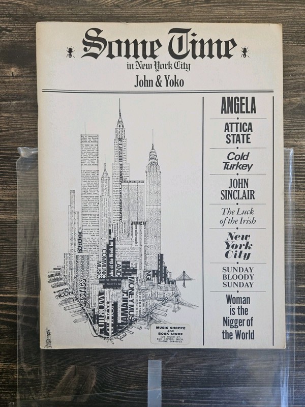 John & Yoko Some Time in New York City Song Book - Maclen Music, Inc.