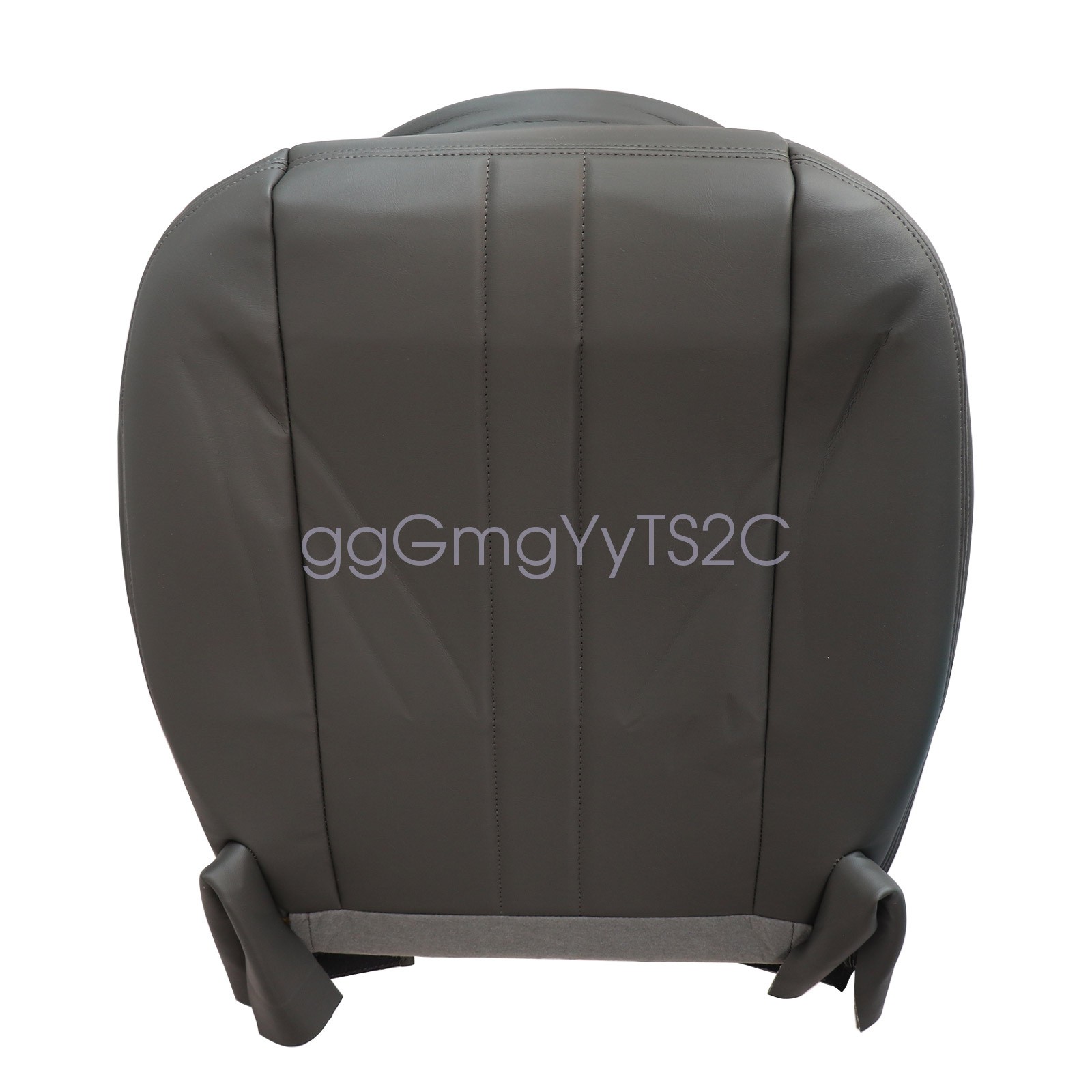 Driver Side Bottom Leather Seat Cover Dark Gray 2003-2016 For Chevy GMC C Series