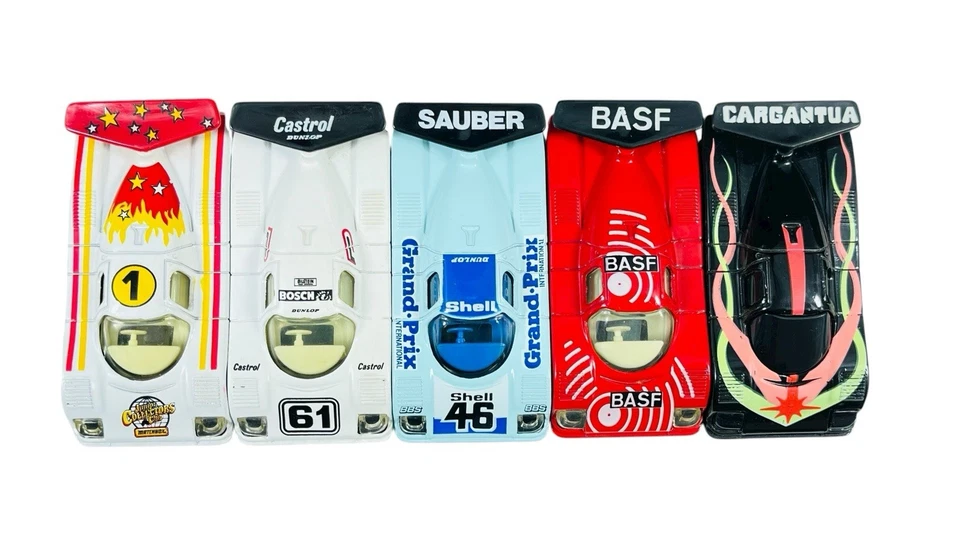 Matchbox Superfast (5) Varied MB66 Sauber Group C Racers w/Yellow Grid Boxes - Image 3 of 4