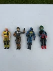VINTAGE GI JOE USED figure lot x4 ARAH 1980s parts or restore