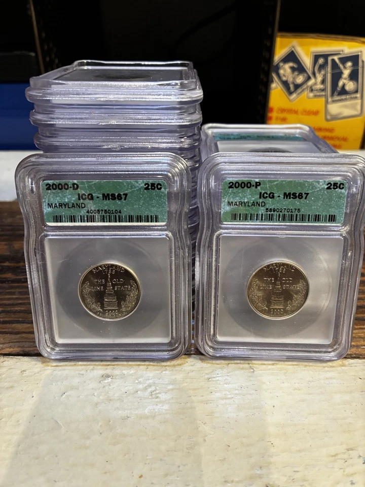 Set Of 24 ICG Certified MS 67 State Quarters 1999-2001 - Image 3 of 4