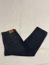 Levis 559 Jeans Relaxed Straight Leg Fit Blue Denim Men’s Size 42x32 EUC