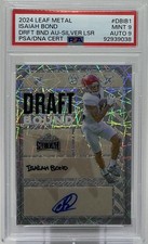 Isaiah Bond Rookie Auto PSA 9/9 -2024 Leaf Draft Bound ‘Silver Laser’ /6 -Browns