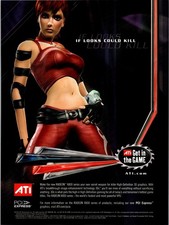 2004 ? RADEON X800 ATI PCI EXPRESS  print ad ? 2000s Y2K CA-23