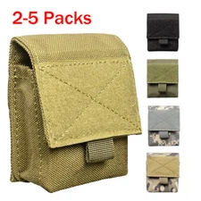 2 To 5 Pack Tactical Molle Waist Pack Bag Utility EDC Pouch Military Bags Lot