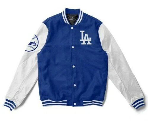 Maker of Jacket MLB Los Angeles Dodgers Pink Baseball Varsity