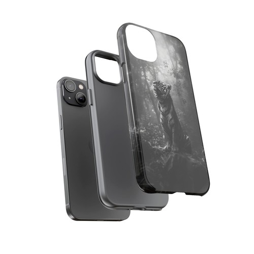 Bengal Tiger on Black and White - Phone Case for iPhone, Galaxy, Pixel - 第 76/281 張圖片