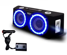 SDX 8" 2-Way Full Range LED 450W Speaker Box w Adjustable LED Ring - Open Box