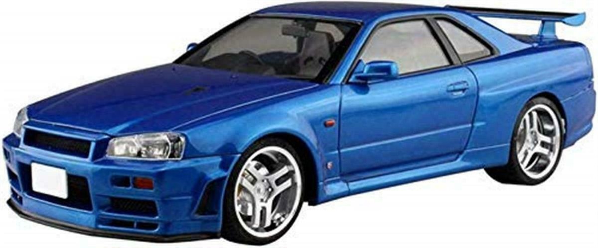 Initial D No.9 Yoshizo Hoshino BNR34 Skyline GT-R 1/24 Scale