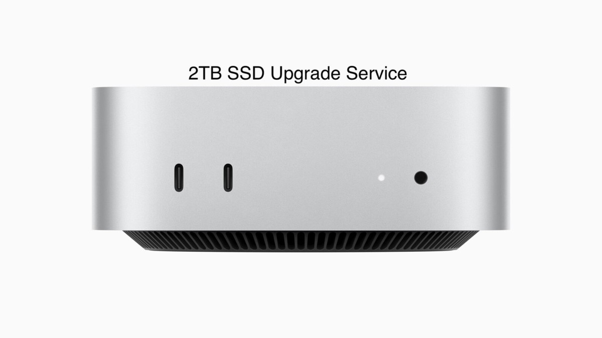 Apple Mac mini M4 A3238 2TB 2 TB SSD Storage Upgrade Mail in