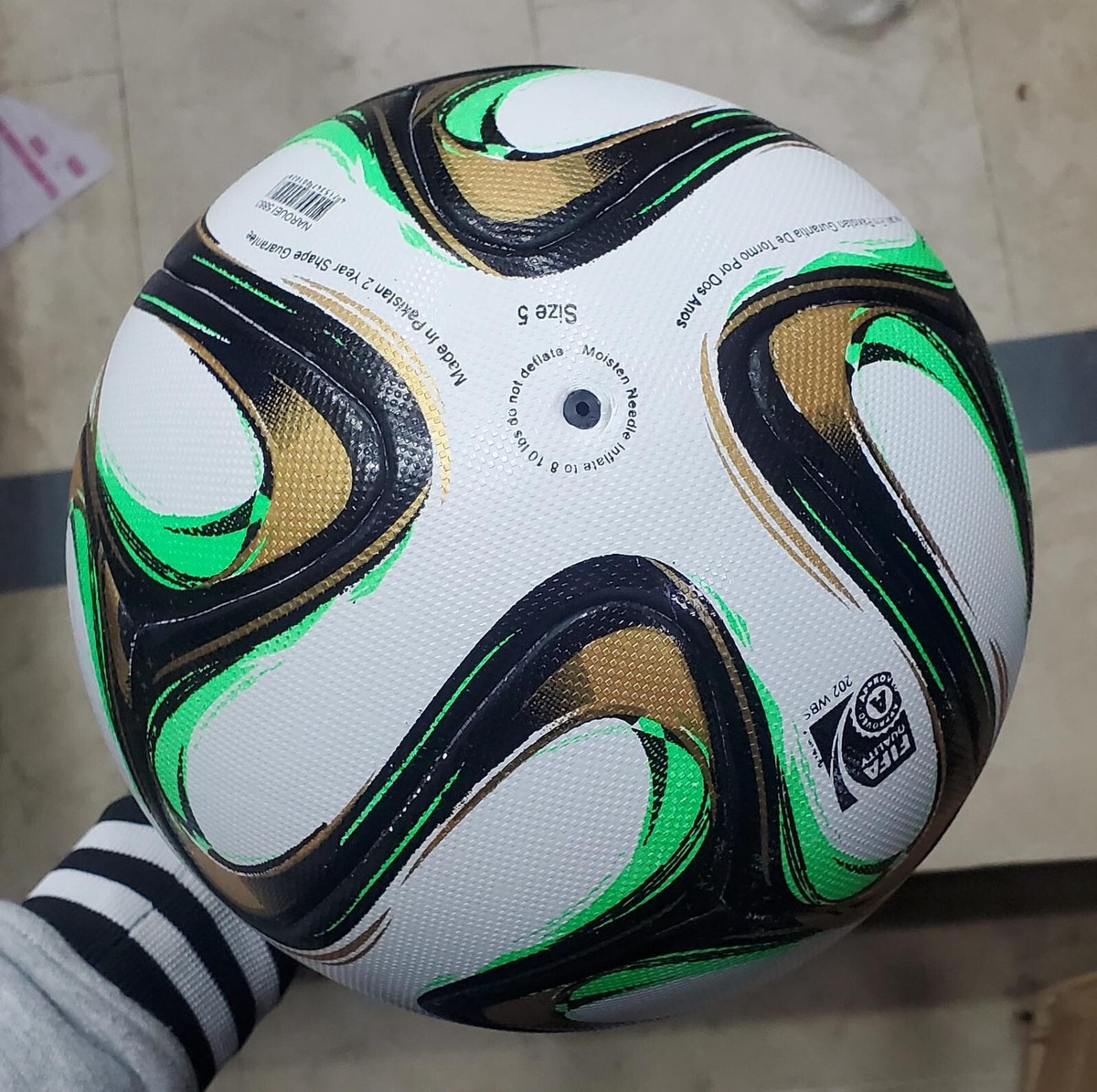 Adidas Brazuca FINAL Rio World Cup 2014 Match BALL Football Soccer