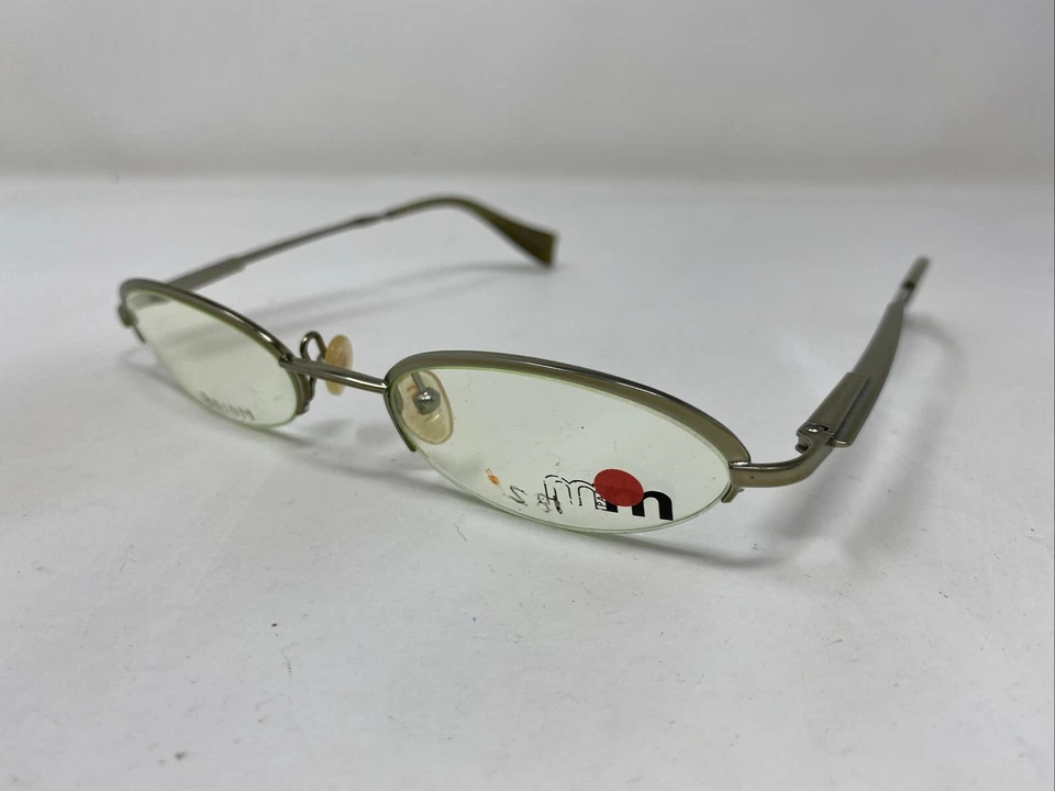 Marco de gafas Alain Mikli France M0139 Col.03 verde/plateado medio borde CQ71 Foto 2 de 4