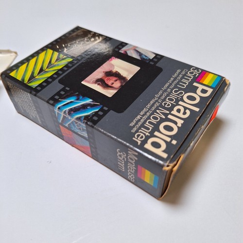 Vintage Polaroid 35mm Dia Mounter für Film mit Anleitung unbenutzt 80er Jahre - Bild 10 von 14