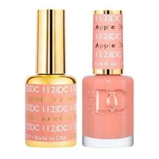 DND DC Soak Off Gel Polish + Matching Nail Lacquer - #112 Apple Cider