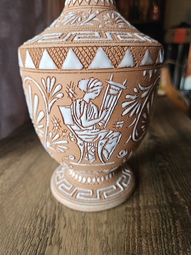 Vintage 1964 Handmade Ikaros Pottery, Rhodes Greece - Picture 9 of 13