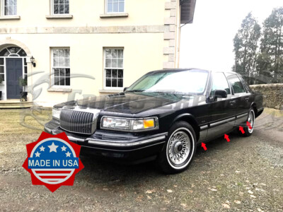 1995-1997 Lincoln Town Car Stainless Steel Rocker Panel Molding Trim 8 ...