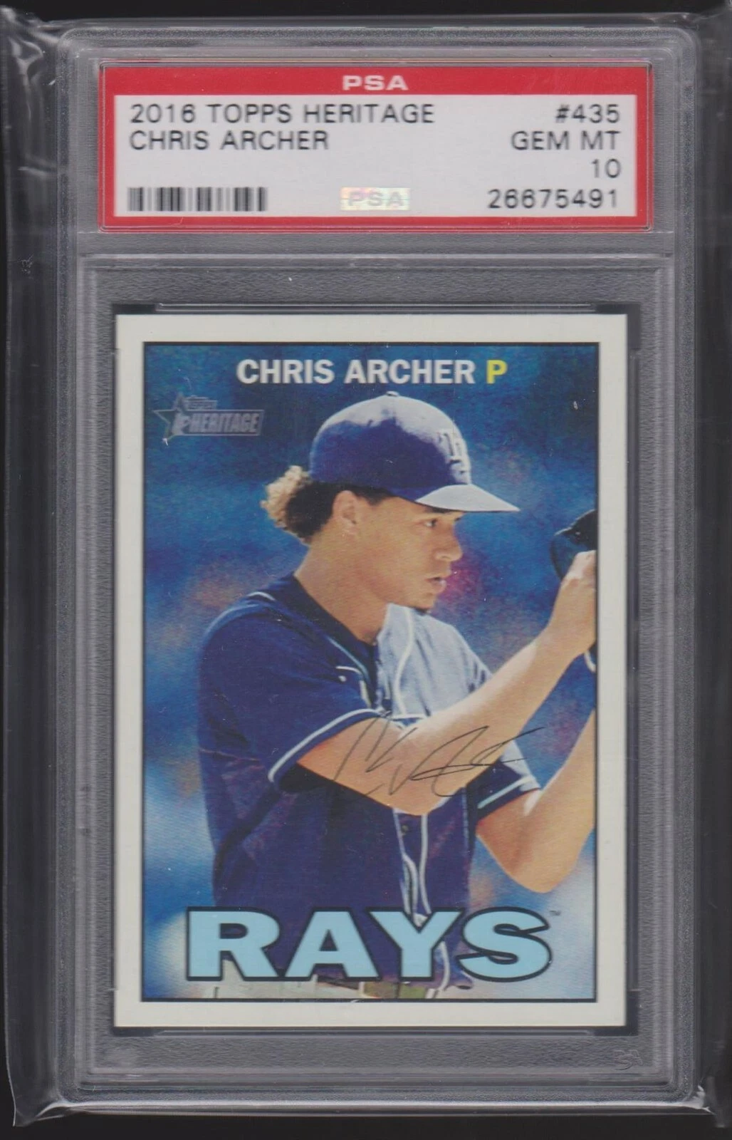 Chris Archer trading card