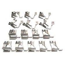 14SET SINGLE & DOUBLE PIPING & WITH GUIDE WALKING FEET FOR BROTHER DB2-B797 798+