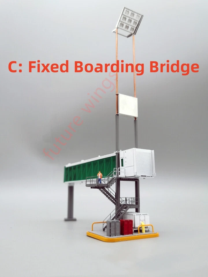 1:200 08 Hanger Highly Details Diecast Airport GSE Boarding Bridge Set - Image 4 of 4