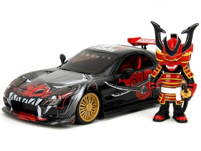 1993 MAZDA RX-7 BLACK & SARU FIGURE 