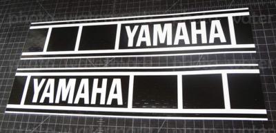 Yamaha Perforated Fuel Tank Decal Graphic Gas Tank 3 3/16" x 16 125