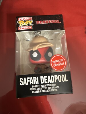 Funko Pocket Pop! Portachiavi: Marvel – Deadpool (Gamer) – Esclusiva Gamestop, Altezza 3,8 Cm