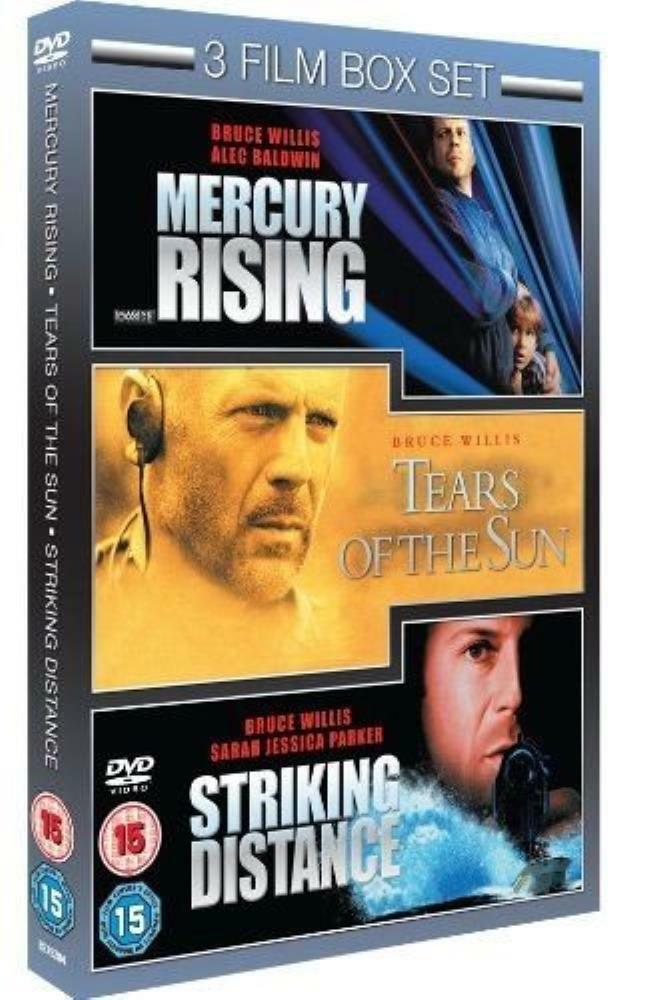 Tears Of The Sun/Striking Distance/Mercury Rising DVD Action & Adventure