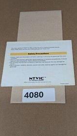 Rock n Ball - Nintendo NES- Manual Only **NO GAME!