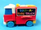 vtg  TOMY Fold a Firetruck  Rescue Fire Dept child toy car truck