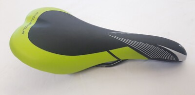 Sattel Cyclewolf Schwarz/Grün/Weiß MTB Trekking 