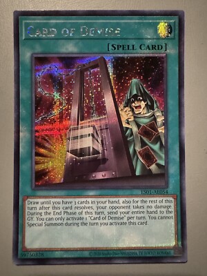 YUGIOH CARD OF DEMISE (SPELL) ASIA ENGLISH EDITION ES01-AE054 SECRET RARE |  eBay