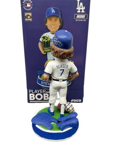 STEVE YEAGER SIGNED LIMITED EDITION #/144 1981 DODGERS WS MVP BOBBLEHEAD PSA COA - Picture 6 of 12