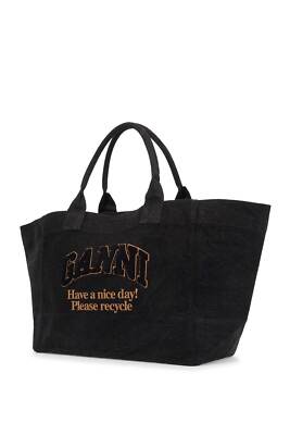 ●Ganni● XXL Denim Shopper Bag Dark Navy A6278642 A6278642F MUSINSA | GANNI XXL Denim Shopper Bag - Dark Navy / A6278642